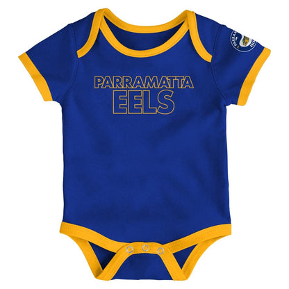 Parramatta Eels NRL 3 Piece Bodysuit Set