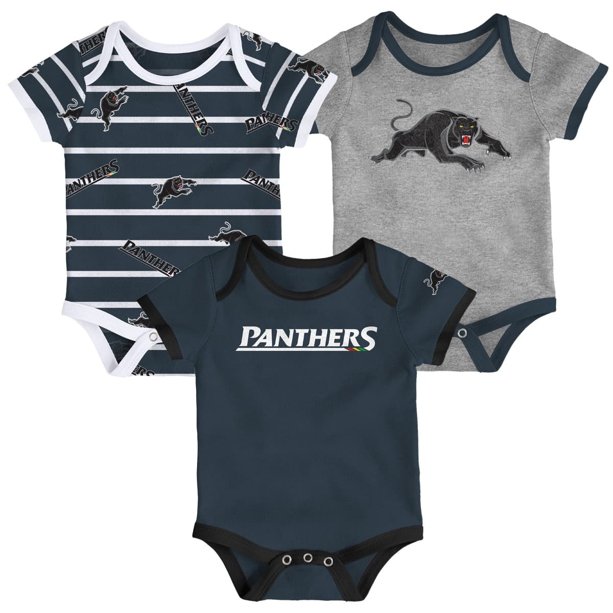 Penrith Panthers NRL 3 Piece Bodysuit Set