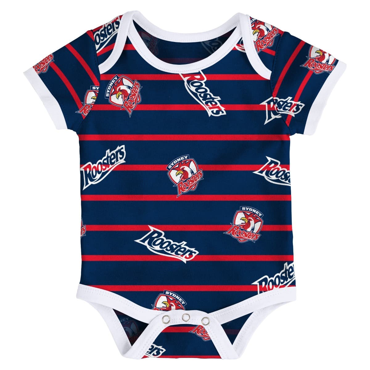 Sydney Roosters NRL 3 Piece Bodysuit Set