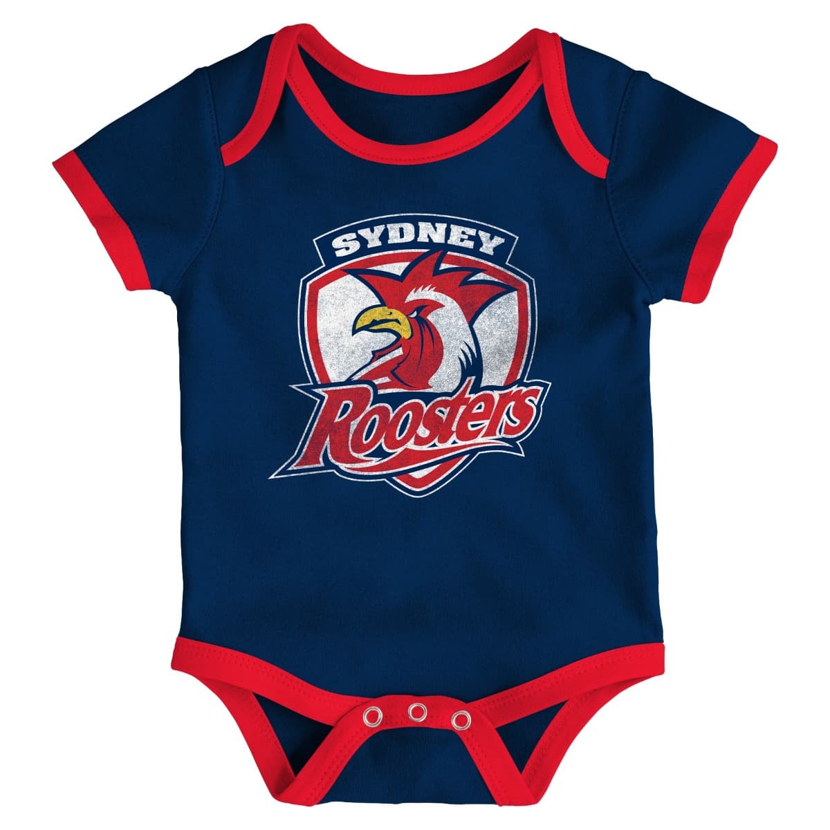 Sydney Roosters NRL 3 Piece Bodysuit Set
