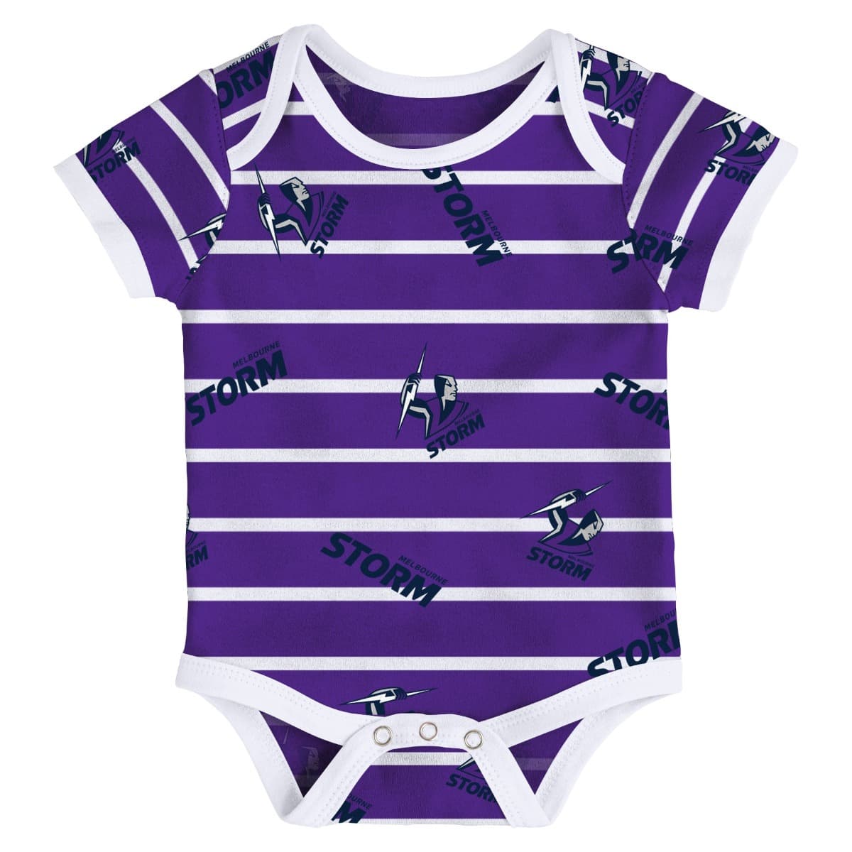 Melbourne Storm NRL 3 Piece Bodysuit Box Set