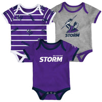 Melbourne Storm NRL 3 Piece Bodysuit Box Set
