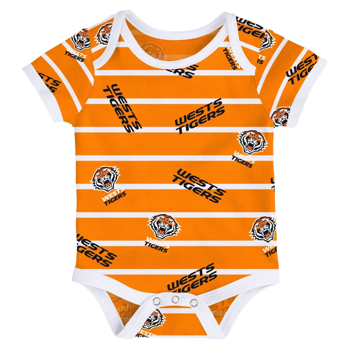 Wests Tigers NRL 3 Piece Bodysuit Box Set