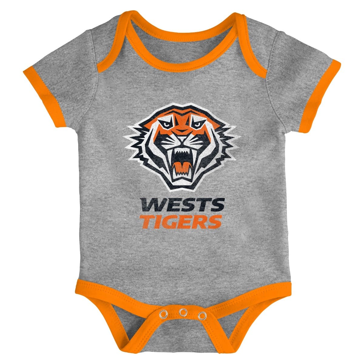 Wests Tigers NRL 3 Piece Bodysuit Box Set