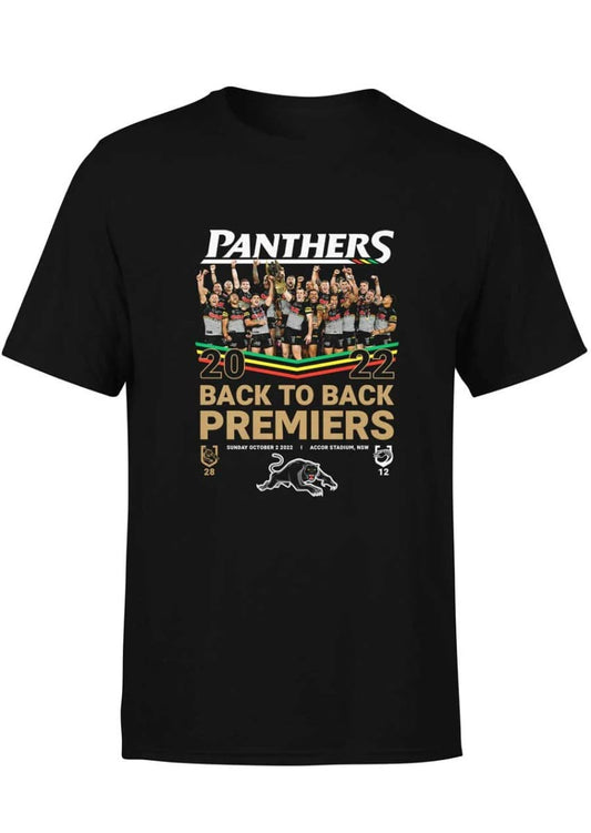 Penrith Panthers 2022 NRL Adults Premiers Photo Tee