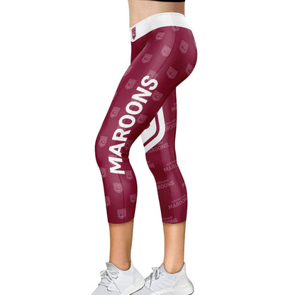 QLD Maroons State of Origin Ladies Sirens Tights