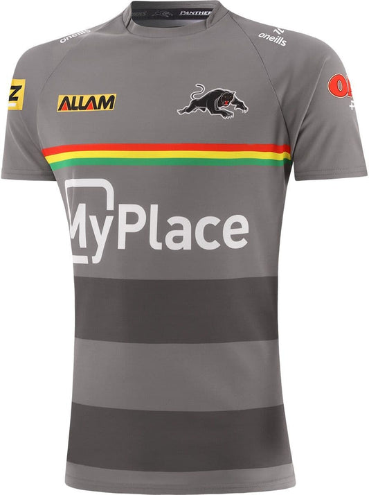 Penrith Panthers 2025 NRL Mens Grey Training Shirt