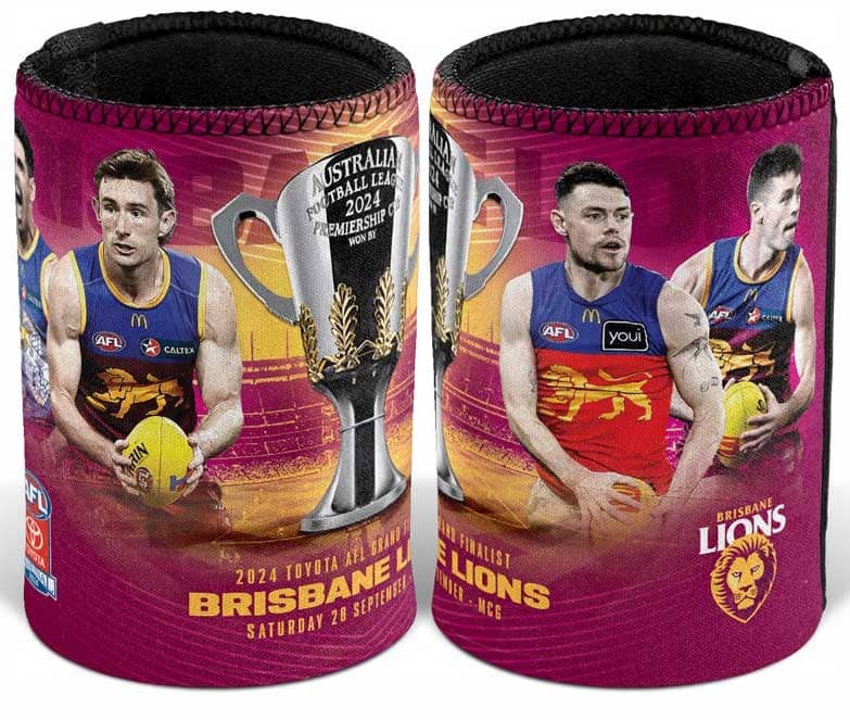 Brisbane Lions 2024 AFL Grand Finalist Player Can Cooler