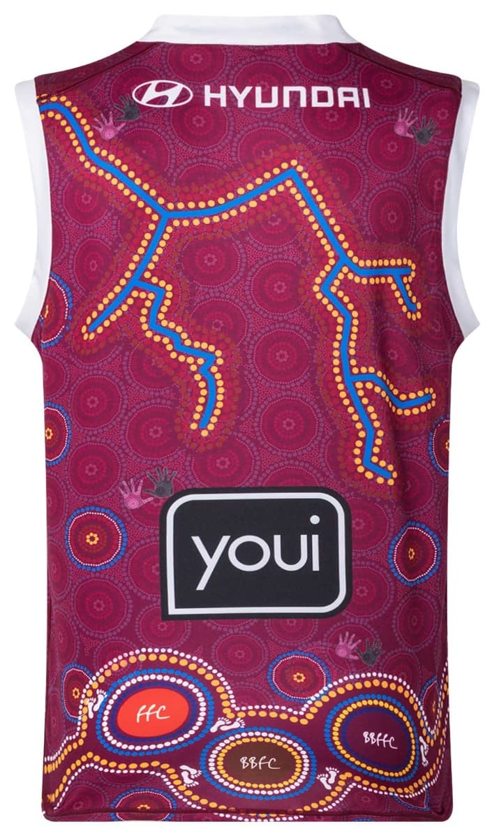 Brisbane Lions AFL Kids Indigenous Guernsey