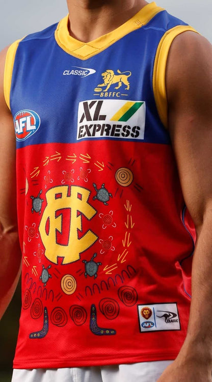 Brisbane Lions AFL Kids Indigenous Guernsey