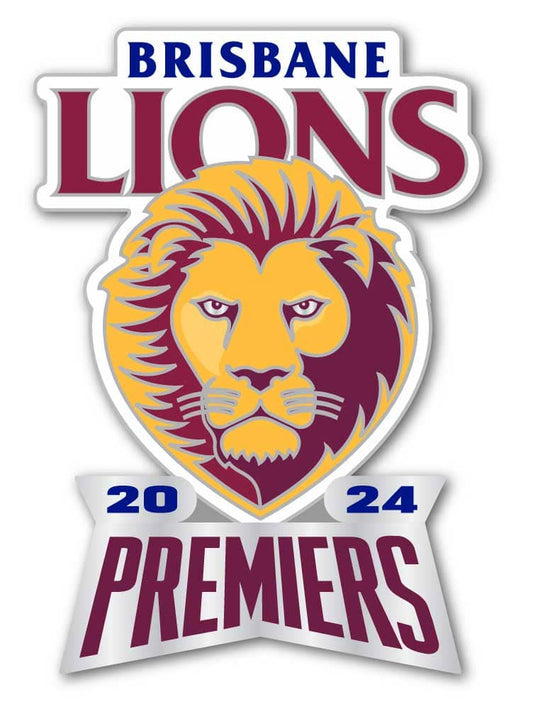 Brisbane Lions 2024 AFL Premiers Logo Pin