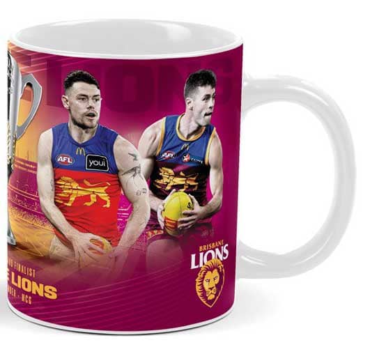 Brisbane Lions 2024 AFL Grand Finalist Player Mug