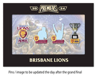 Brisbane Lions 2024 AFL Premiers Pin Set (Boxed)