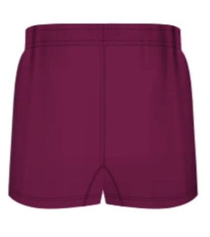 Brisbane Lions AFL Mens Maroon Home Shorts