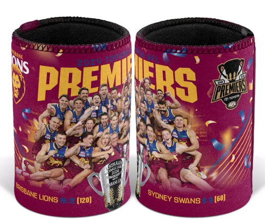 Brisbane Lions 2024 AFL Premiers Team Can Cooler