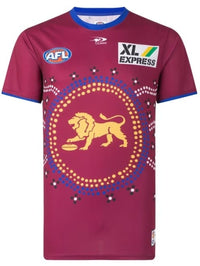 Brisbane Lions AFL Mens Warm Up Shirt