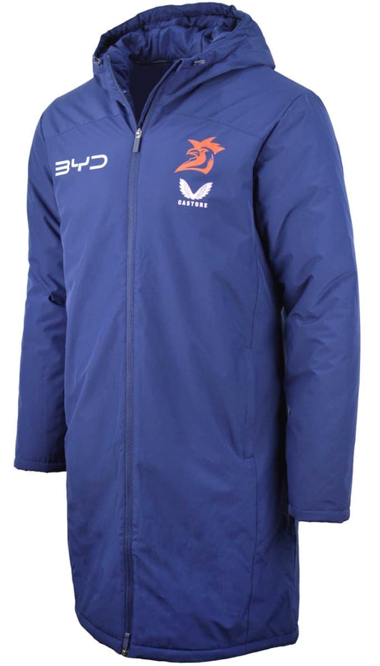 Sydney Roosters 2025 NRL Mens Long Length Bench Jacket
