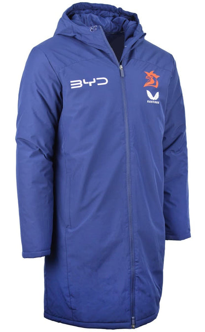 Sydney Roosters 2025 NRL Mens Long Length Bench Jacket