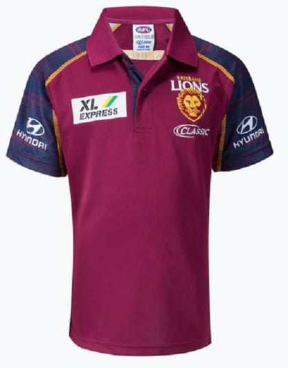 Brisbane Lions 2020 AFL Mens Media Polo Shirt