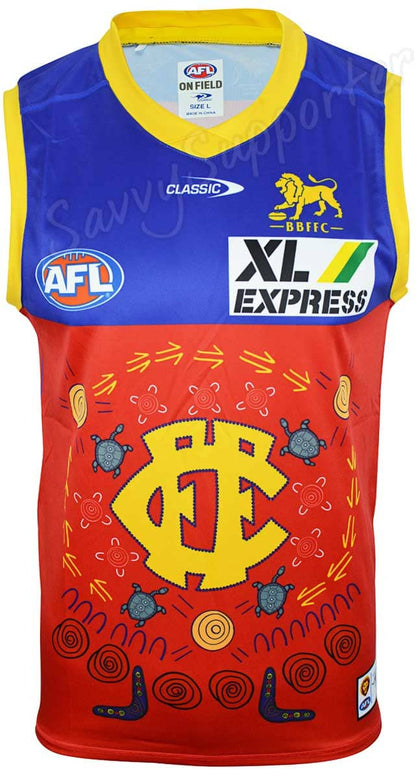 Brisbane Lions AFL Mens Indigenous Guernsey
