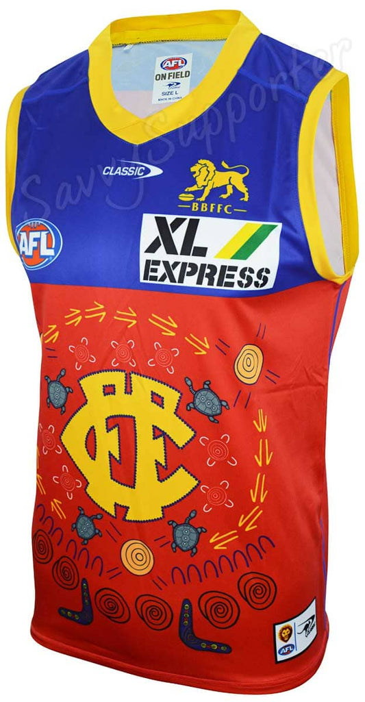 Brisbane Lions AFL Mens Indigenous Guernsey