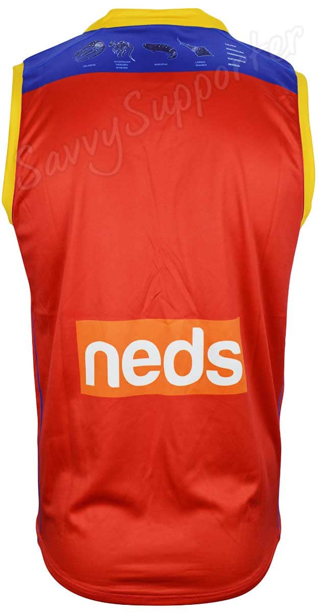 Brisbane Lions AFL Mens Indigenous Guernsey