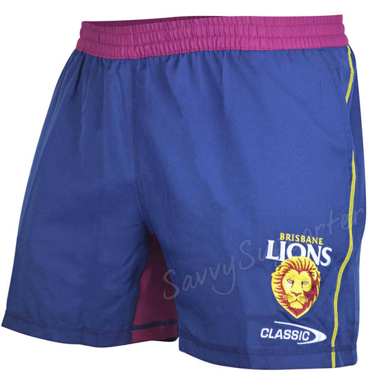 Brisbane Lions AFL Mens Training Shorts