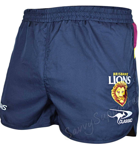 Brisbane Lions AFL Mens Running Shorts