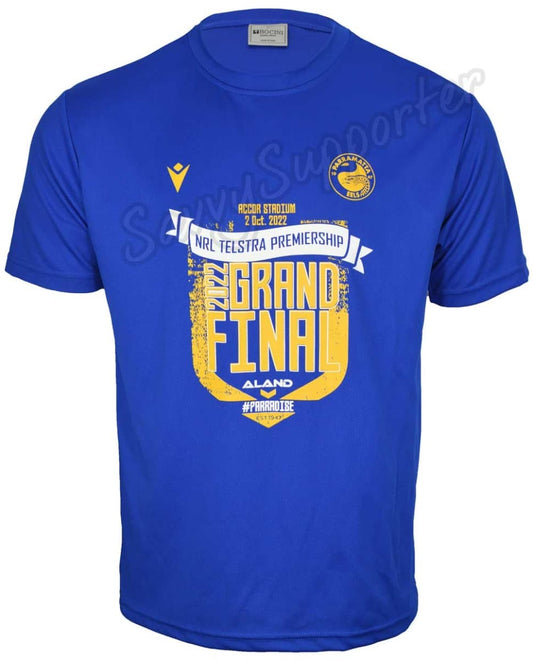Parramatta Eels 2022 NRL Mens Macron Royal Grand Final Shirt