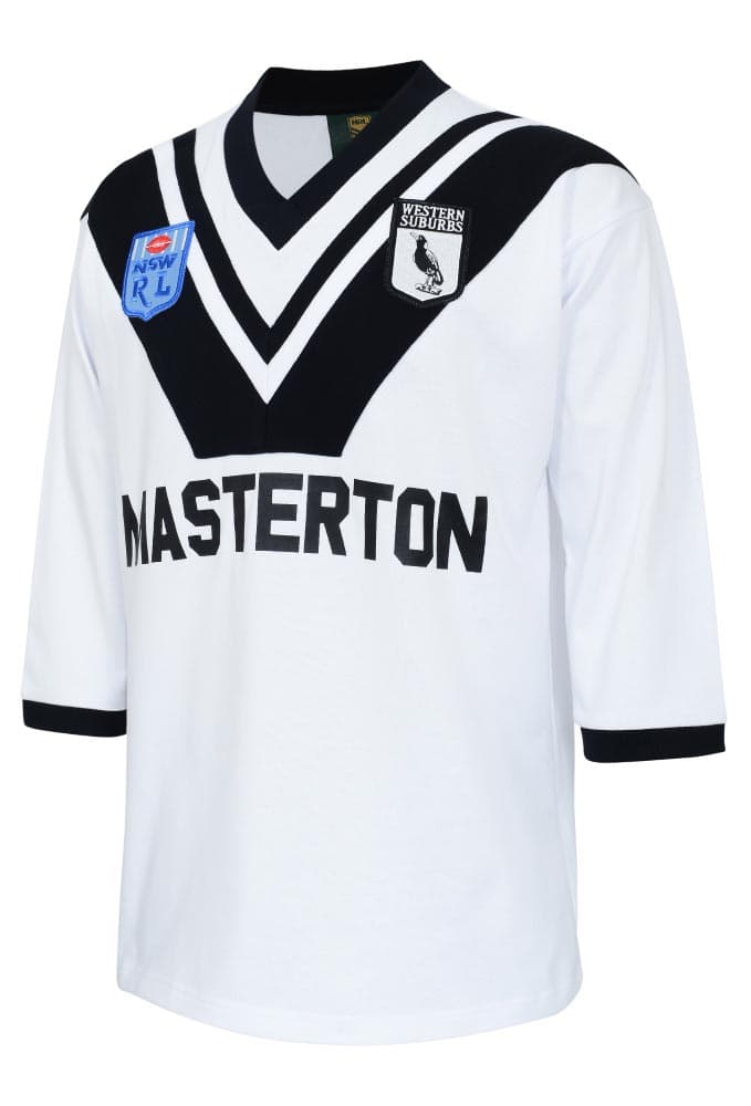 Western Suburbs Magpies 1983 NRL Mens Retro Jersey