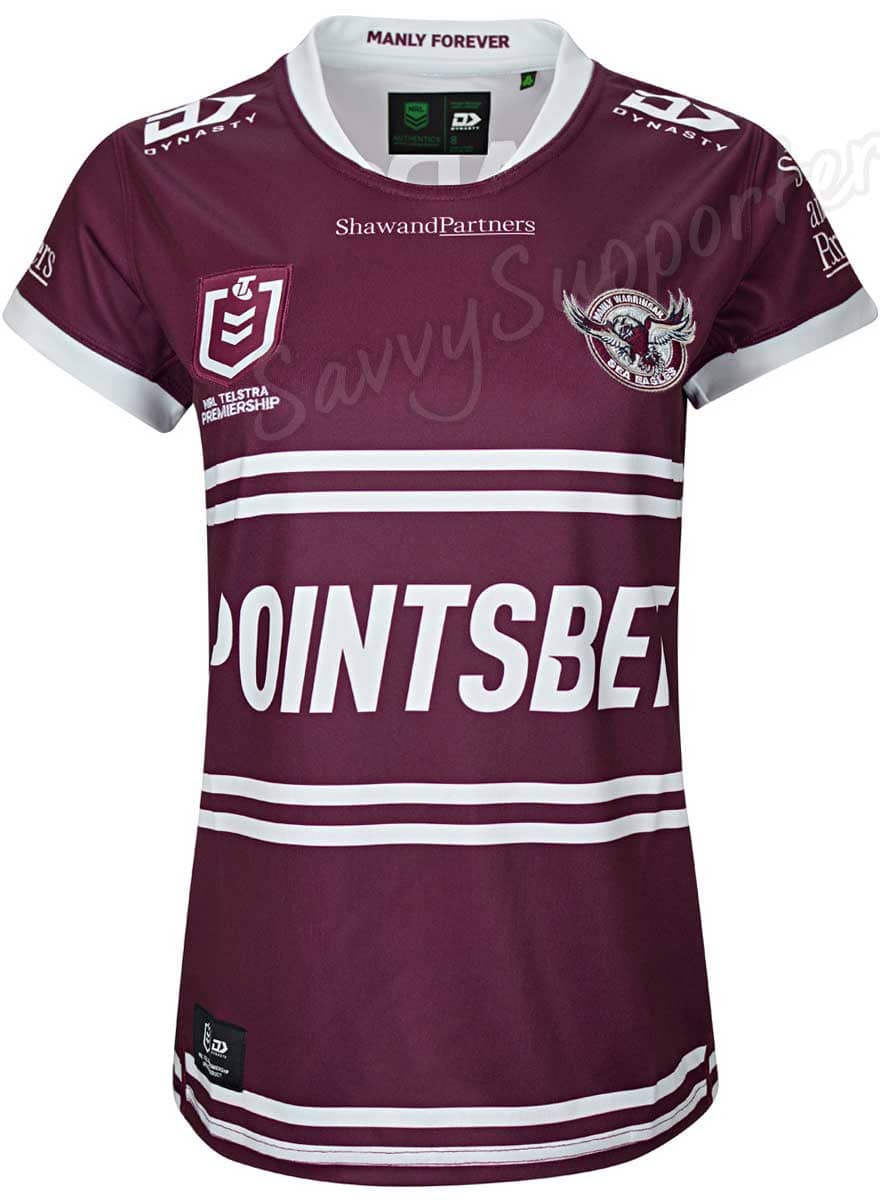 Manly Sea Eagles 2023 NRL Ladies Home Jersey