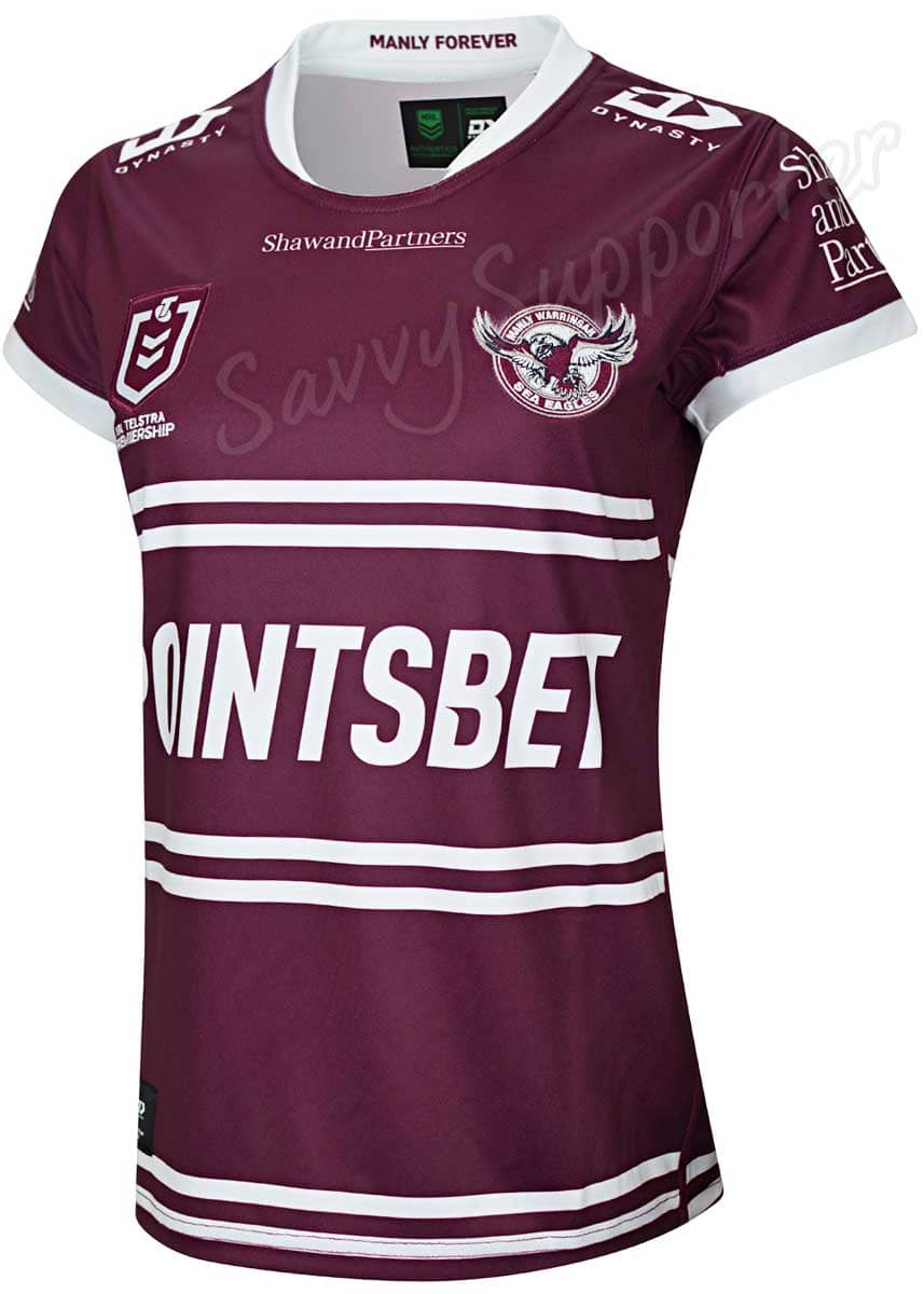 Manly Sea Eagles 2023 NRL Ladies Home Jersey