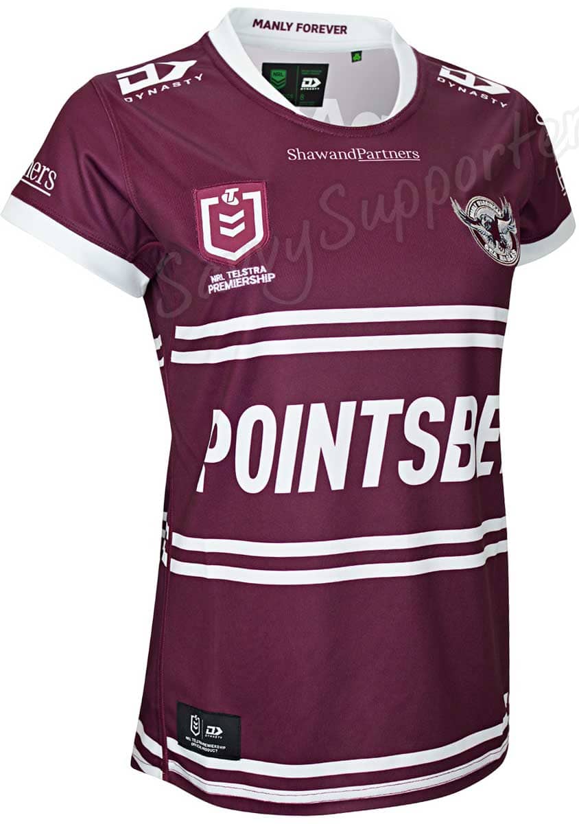 Manly Sea Eagles 2023 NRL Ladies Home Jersey