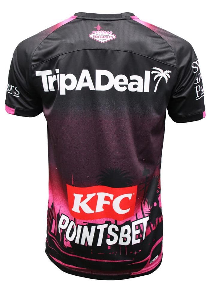 Manly Sea Eagles 2024 NRL Mens Las Vegas Training Shirt