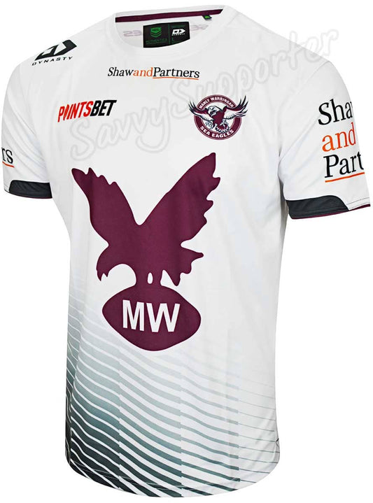 Manly Sea Eagles 2023 NRL Mens Warm Up Tee