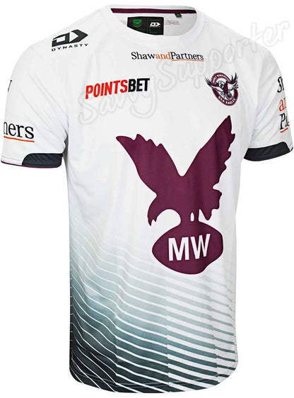 Manly Sea Eagles 2023 NRL Mens Warm Up Tee
