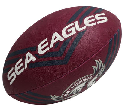 Manly Sea Eagles 2025 NRL Size 5 Supporter Football