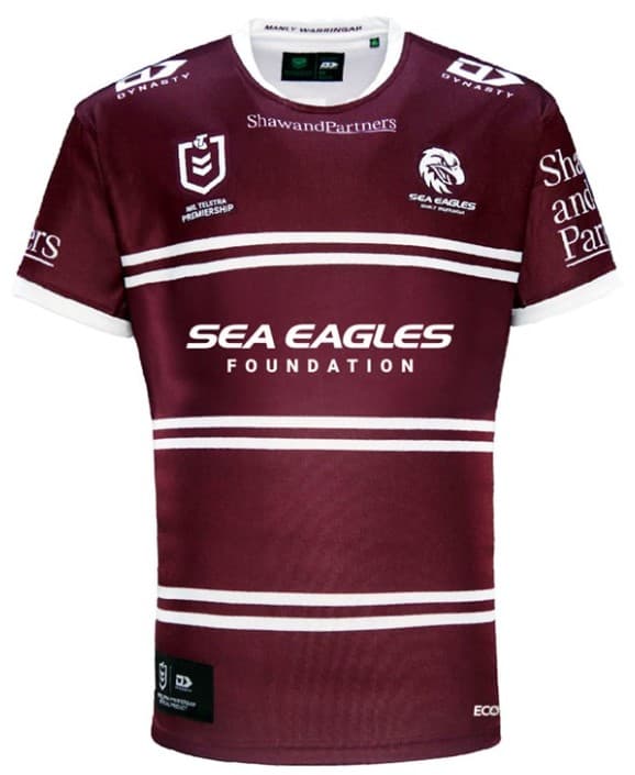 Manly Sea Eagles 2024 NRL Kids Home Jersey