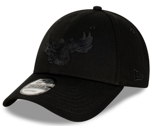 Manly Sea Eagles NRL New Era Black on Black 9FORTY Snapback Cap