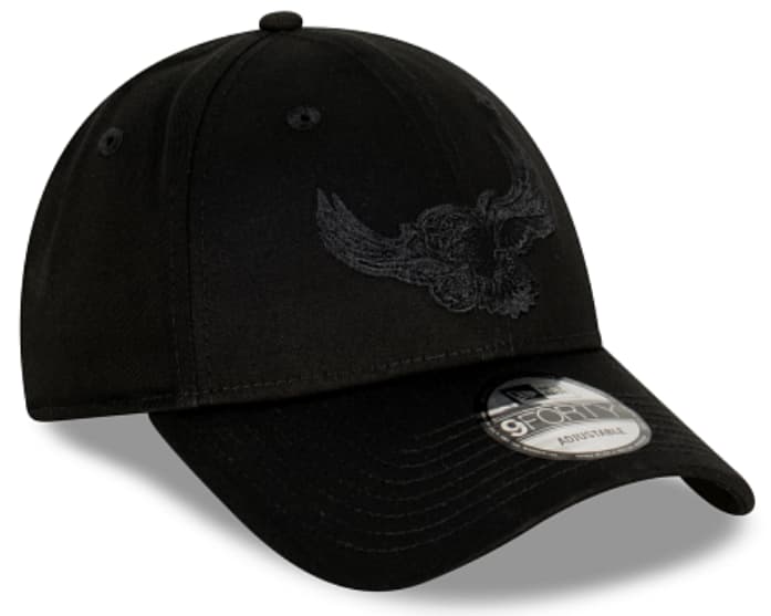Manly Sea Eagles NRL New Era Black on Black 9FORTY Snapback Cap