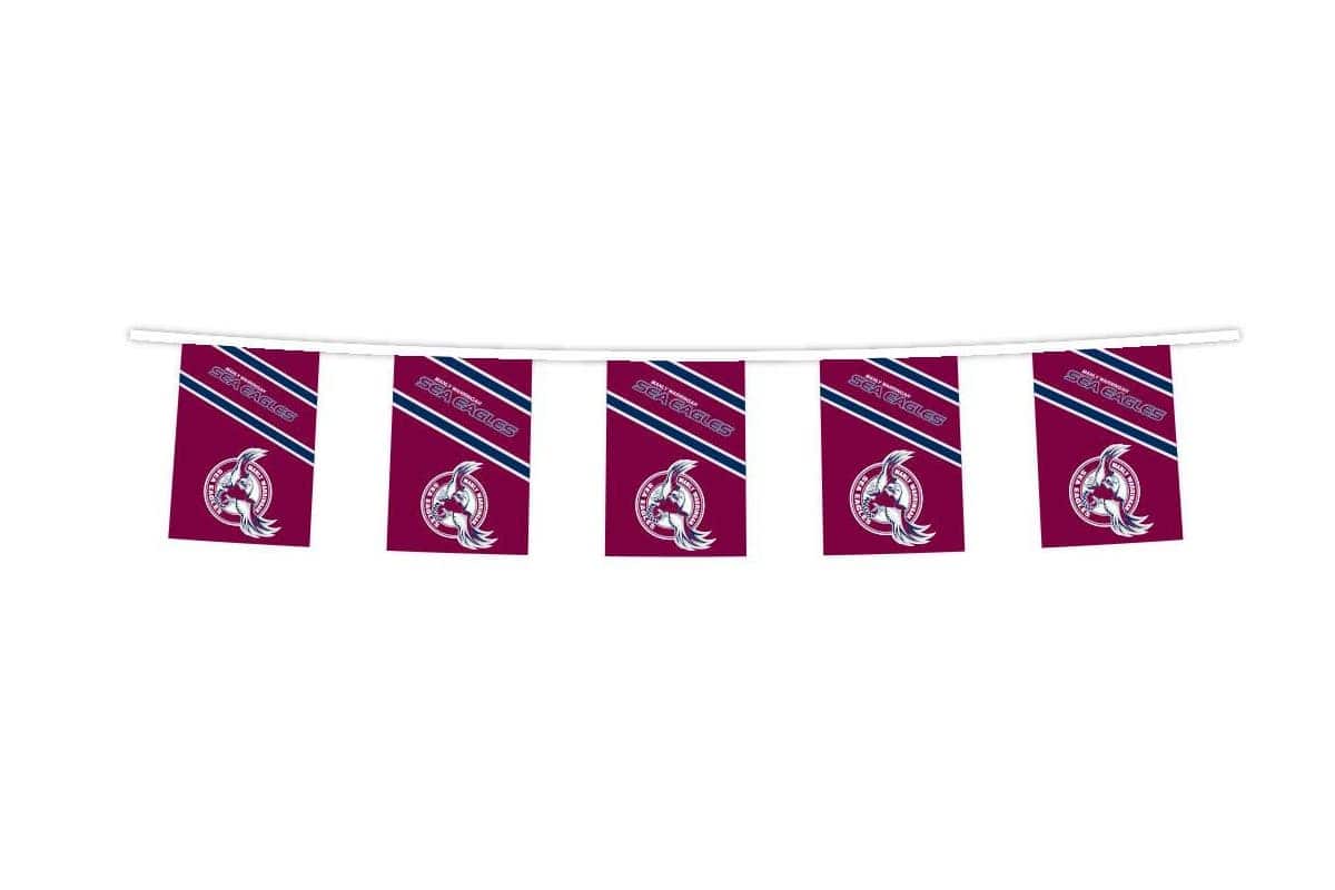 Manly Sea Eagles NRL Bunting Flags (5 metres)
