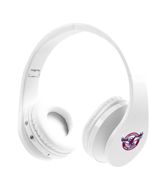 Manly Sea Eagles NRL Wireless Bluetooth Headphones
