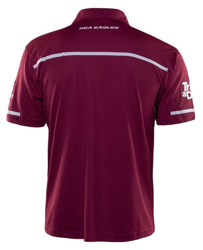 Manly Sea Eagles Mens NRL Media Polo Shirt