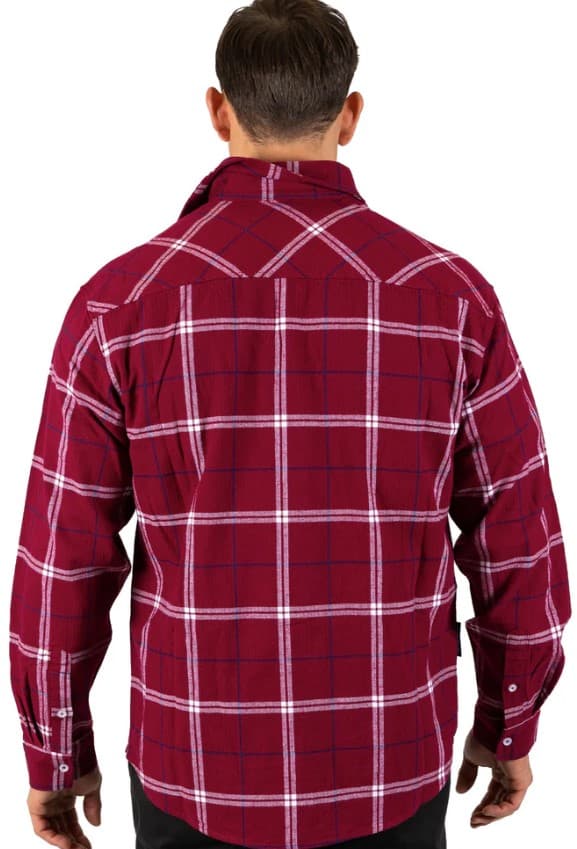 Manly Sea Eagles NRL Mens Mustang Flannel Shirt