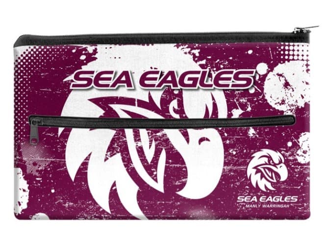 Manly Sea Eagles NRL Neoprene Pencil Case