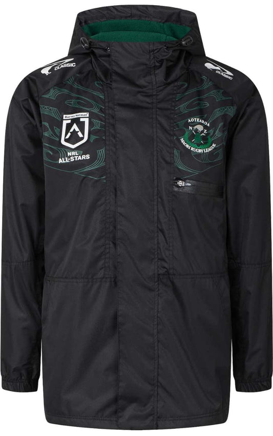 New Zealand Maori All Stars 2023 NRL Mens Wet Weather Jacket