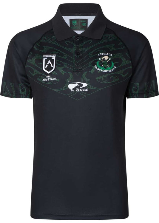 New Zealand Maori All Stars 2023 NRL Mens Performance Polo Shirt