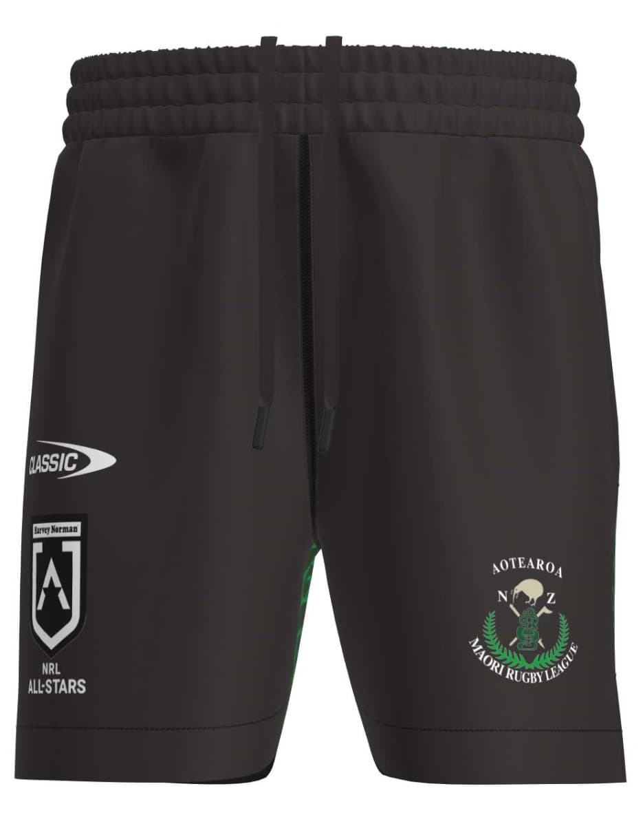New Zealand Maori All Stars 2023 NRL Mens Training Shorts
