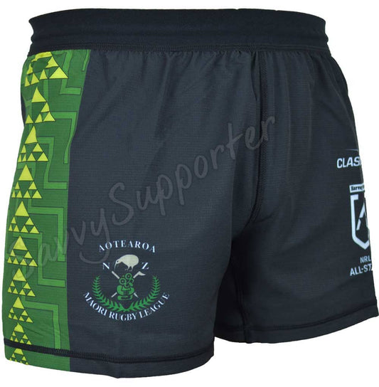 New Zealand Maori All Stars 2024 NRL Mens Playing Shorts