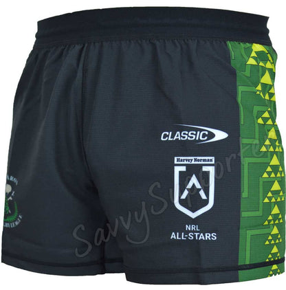 New Zealand Maori All Stars 2024 NRL Mens Playing Shorts